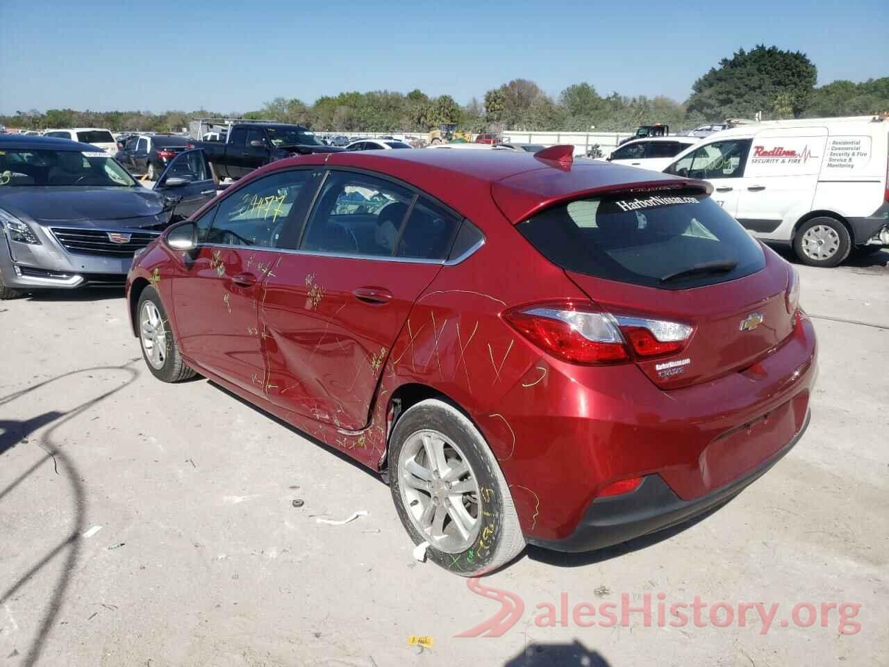 3G1BE6SM2JS598477 2018 CHEVROLET CRUZE