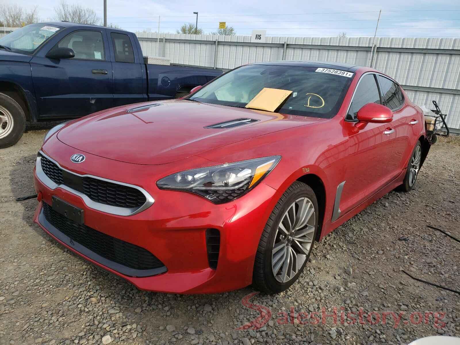 KNAE25LA6K6062498 2019 KIA STINGER