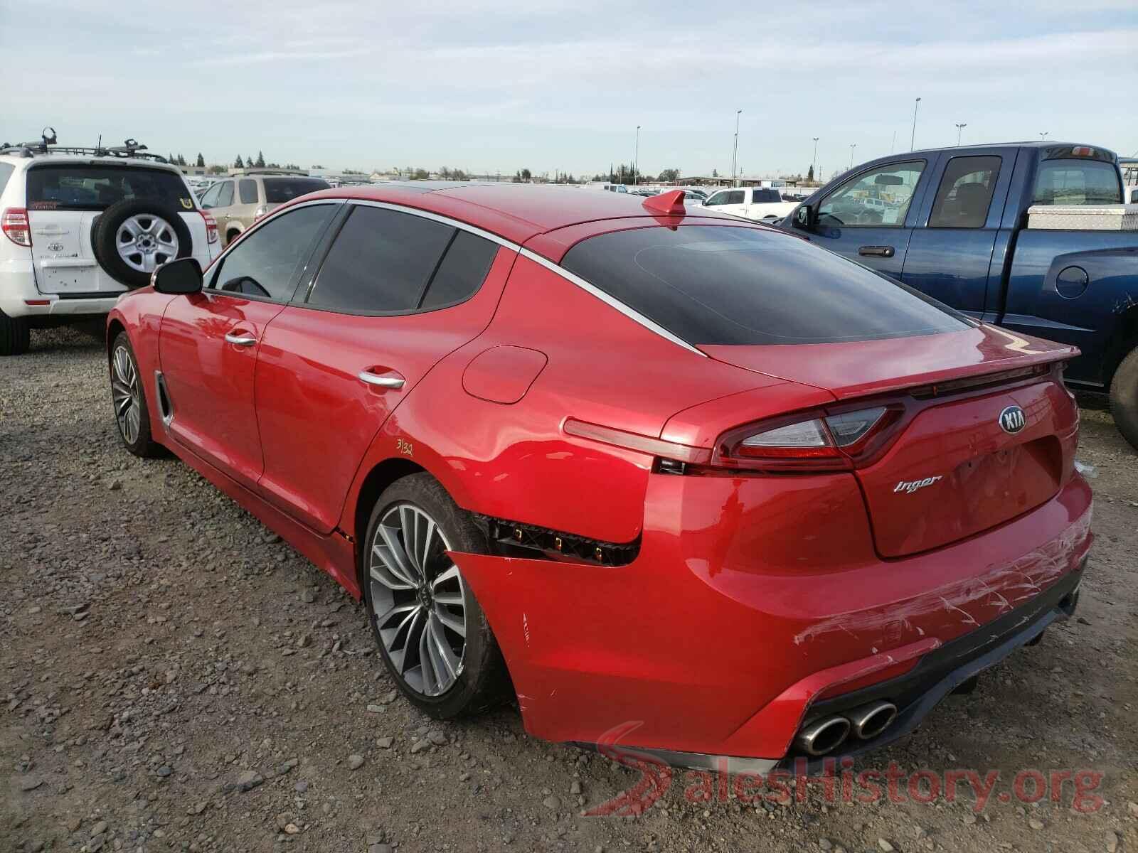 KNAE25LA6K6062498 2019 KIA STINGER