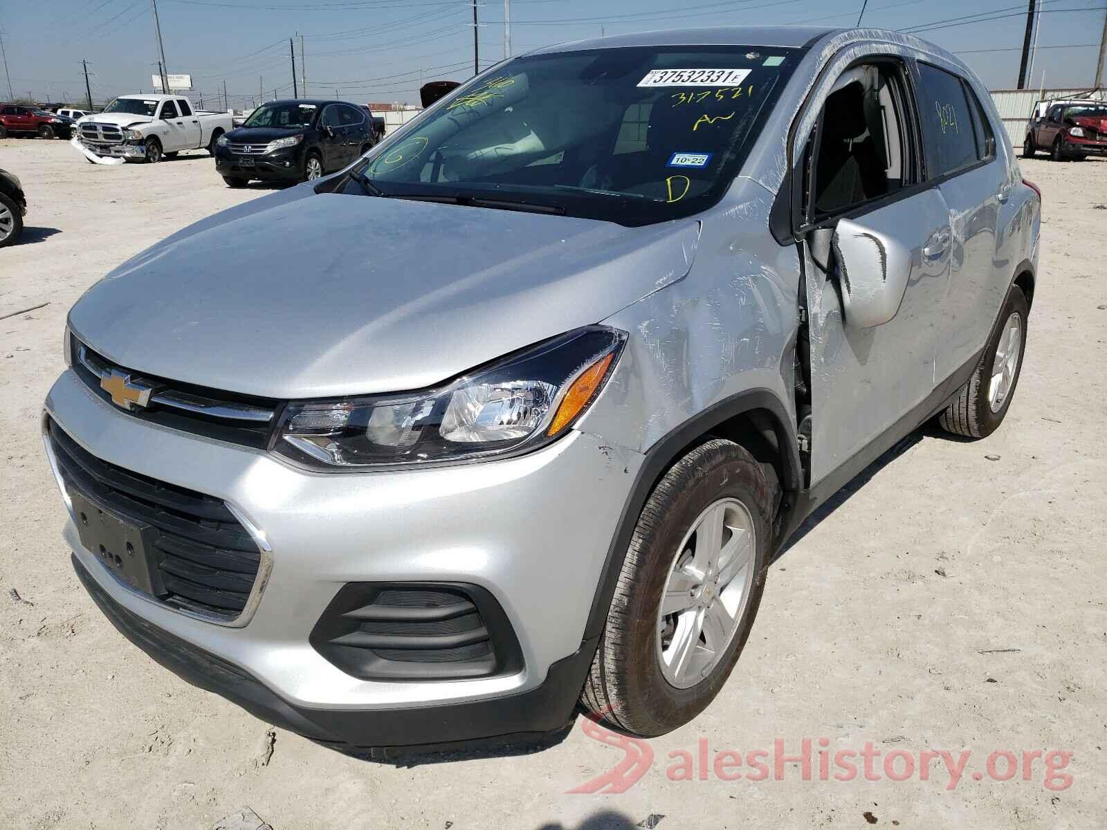 3GNCJKSB7LL317521 2020 CHEVROLET TRAX