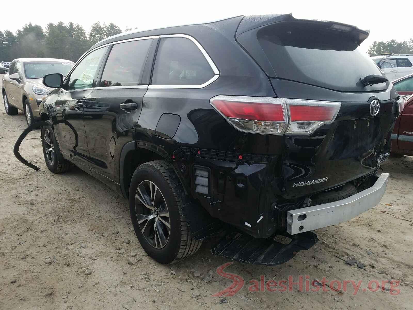 5TDJKRFH2GS239489 2016 TOYOTA HIGHLANDER