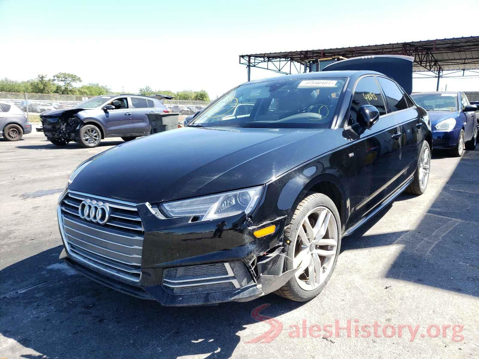 WAUKMAF43HN039125 2017 AUDI A4