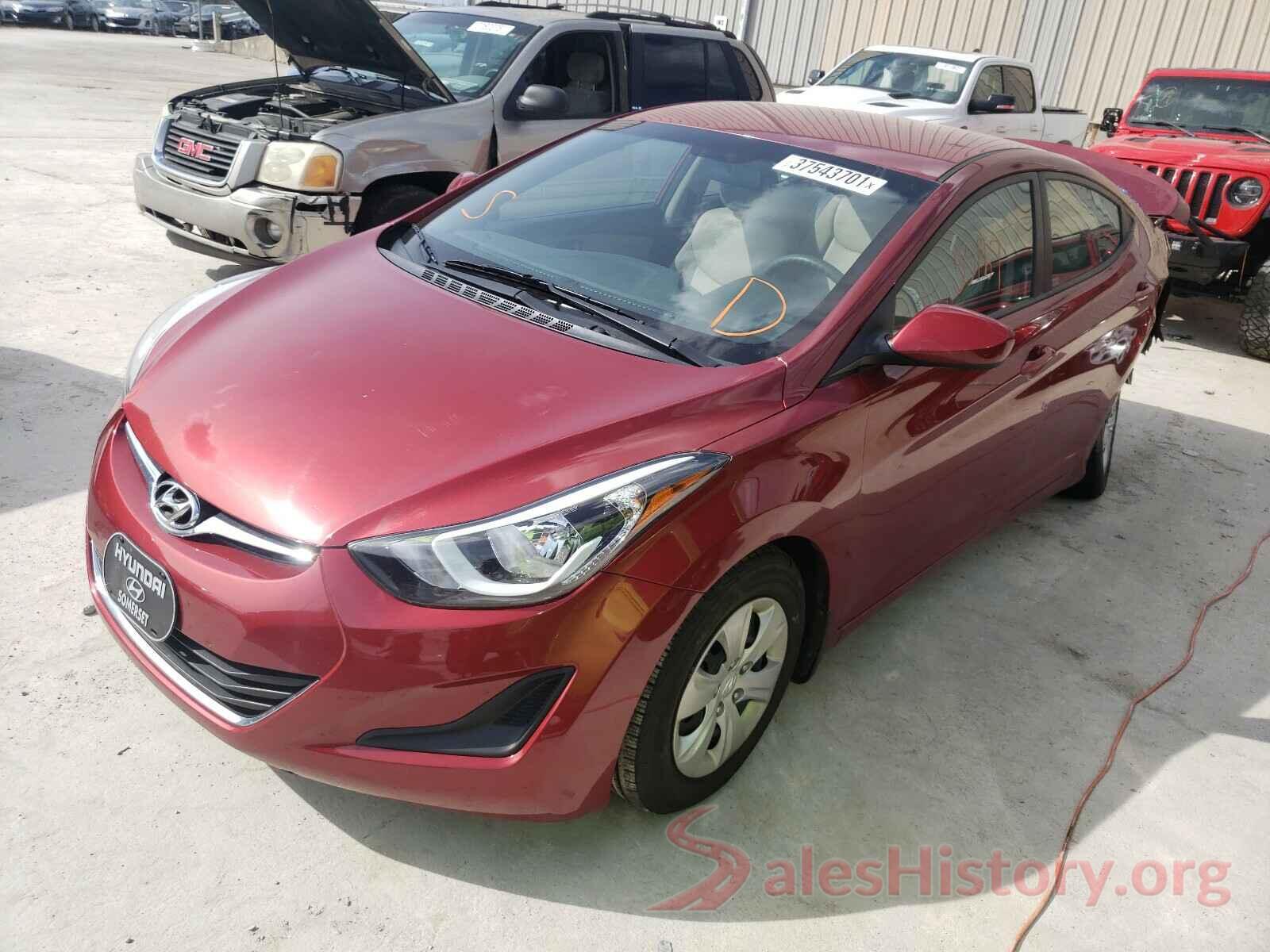 5NPDH4AE0GH792868 2016 HYUNDAI ELANTRA