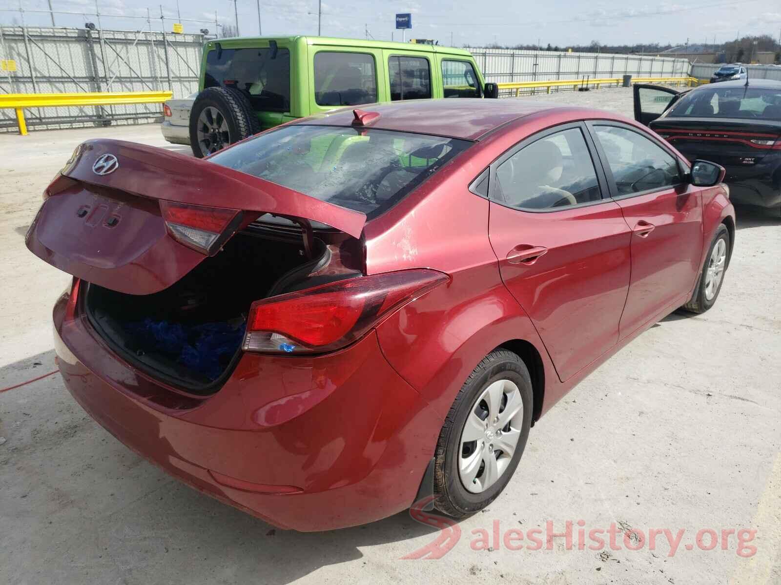 5NPDH4AE0GH792868 2016 HYUNDAI ELANTRA