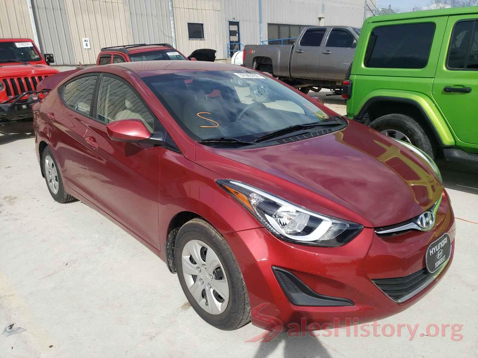 5NPDH4AE0GH792868 2016 HYUNDAI ELANTRA