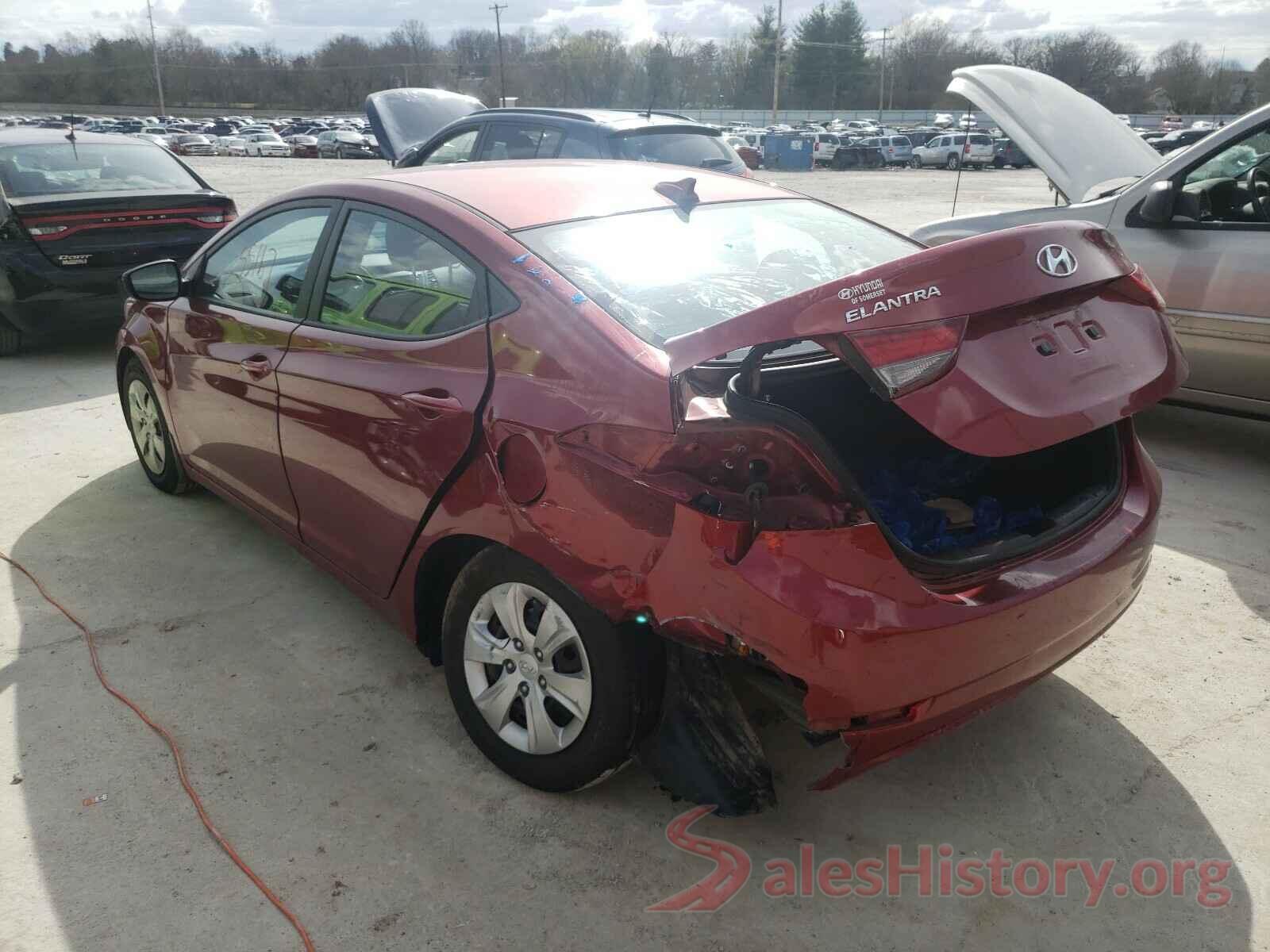 5NPDH4AE0GH792868 2016 HYUNDAI ELANTRA