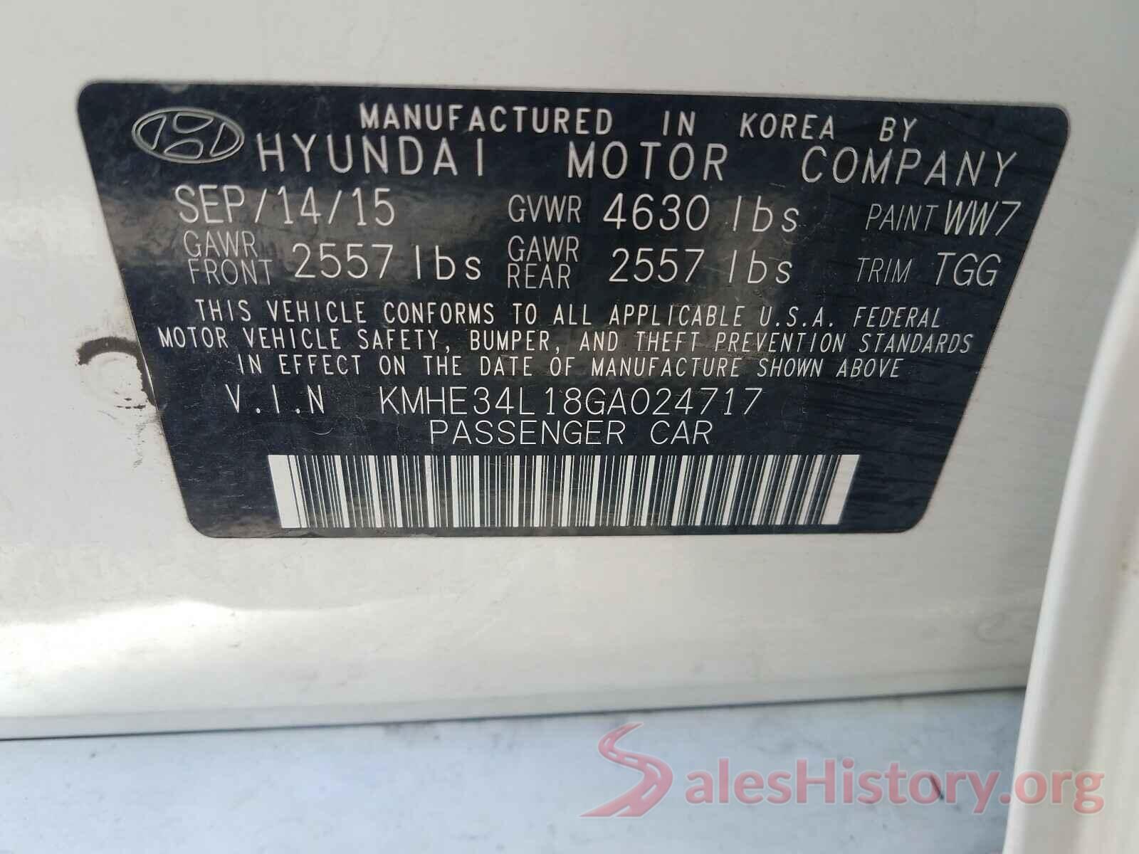 KMHE34L18GA024717 2016 HYUNDAI SONATA