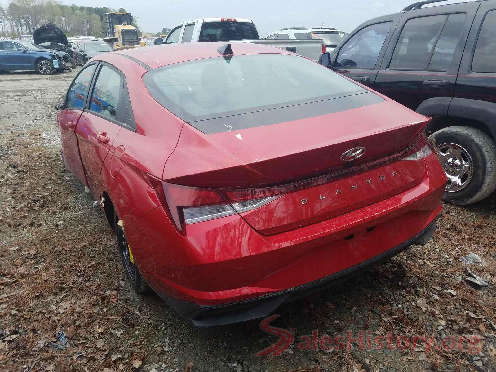 5NPLL4AG6MH016347 2021 HYUNDAI ELANTRA