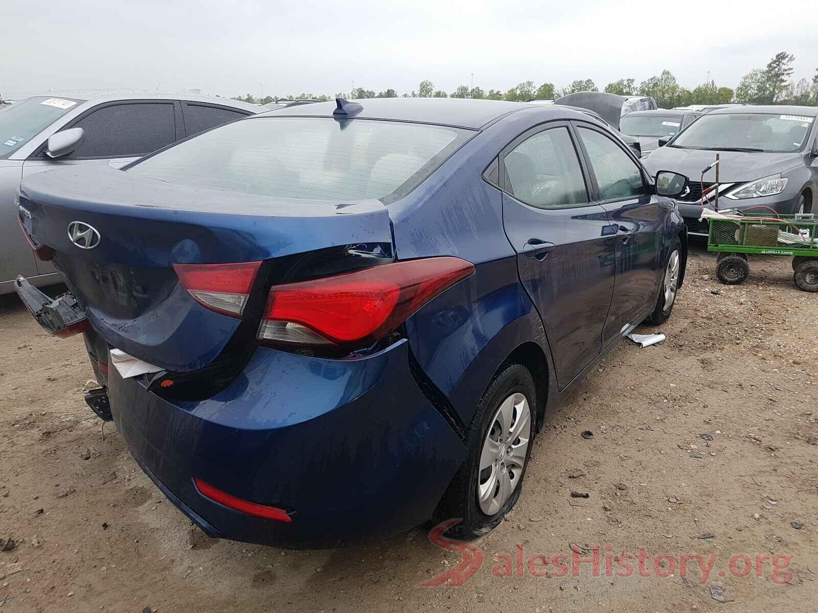 5NPDH4AE3GH677004 2016 HYUNDAI ELANTRA