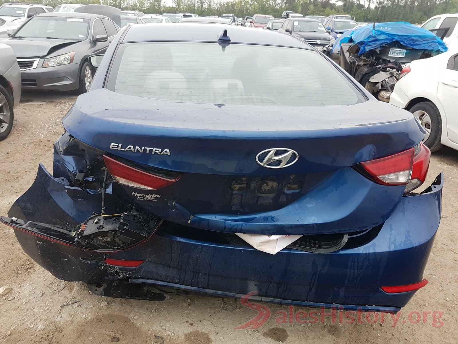 5NPDH4AE3GH677004 2016 HYUNDAI ELANTRA