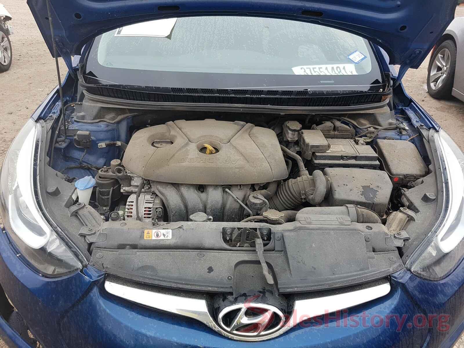 5NPDH4AE3GH677004 2016 HYUNDAI ELANTRA