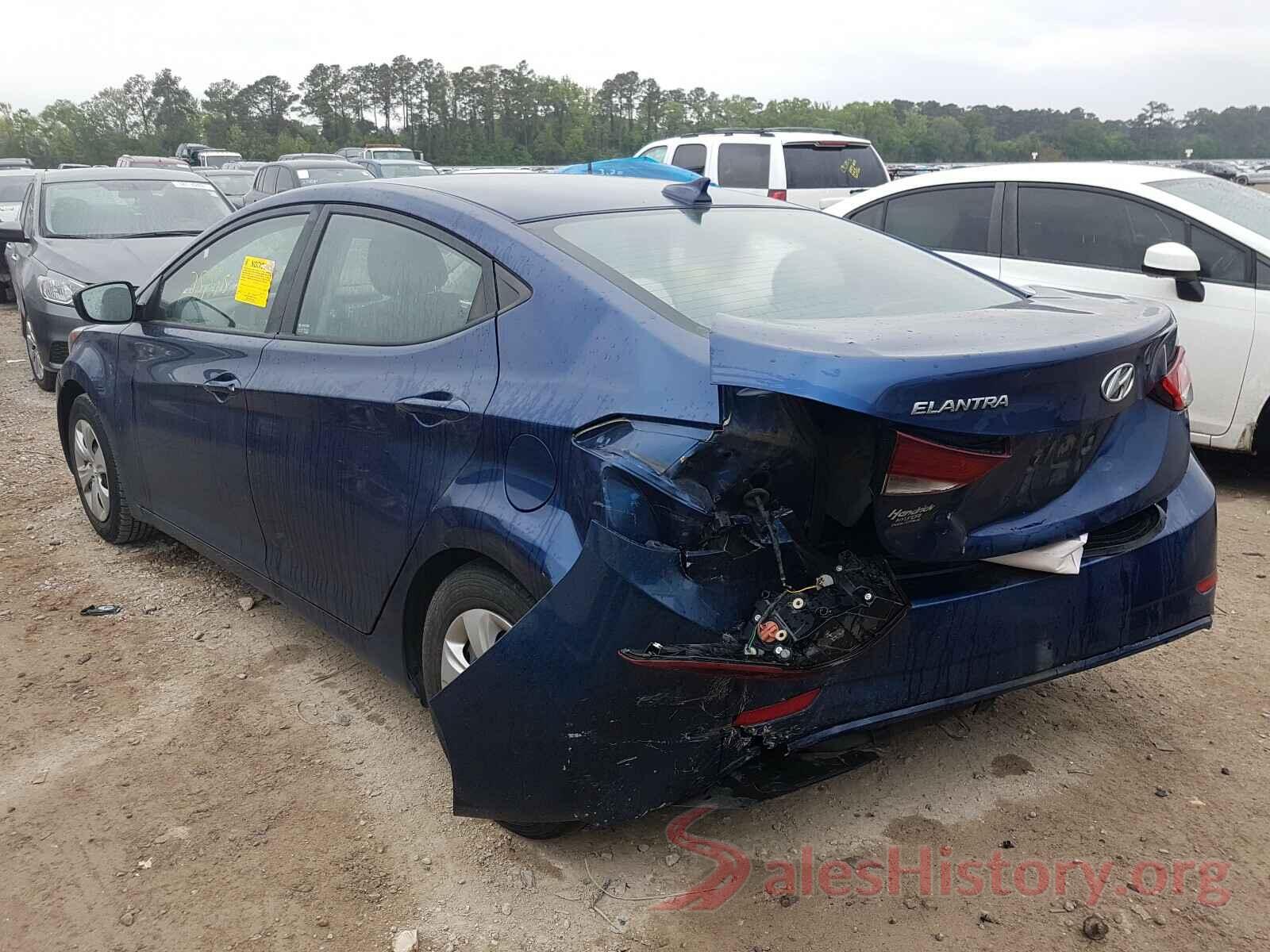 5NPDH4AE3GH677004 2016 HYUNDAI ELANTRA