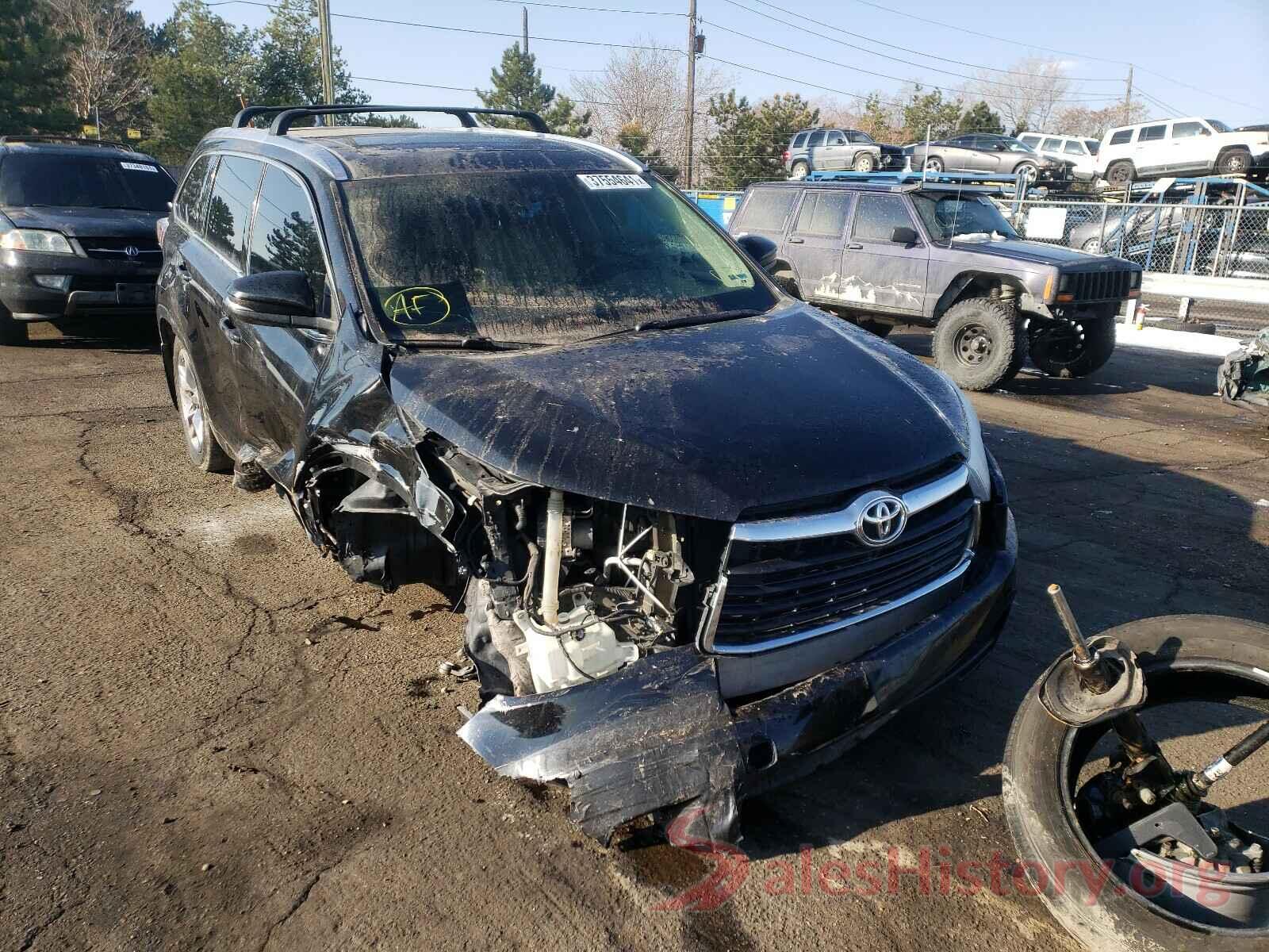 5TDDKRFH1GS337846 2016 TOYOTA HIGHLANDER