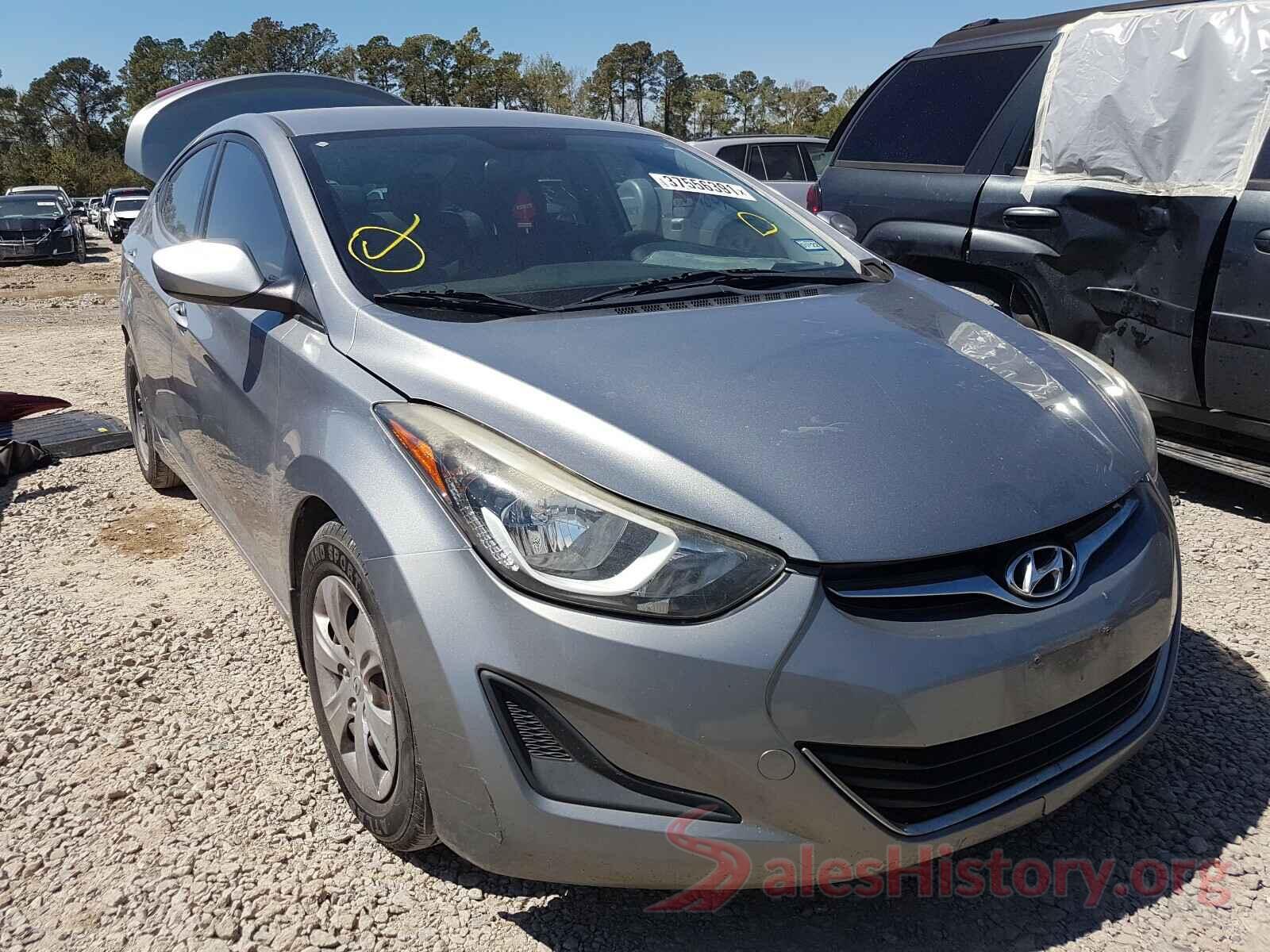 KMHDH4AE0GU478431 2016 HYUNDAI ELANTRA