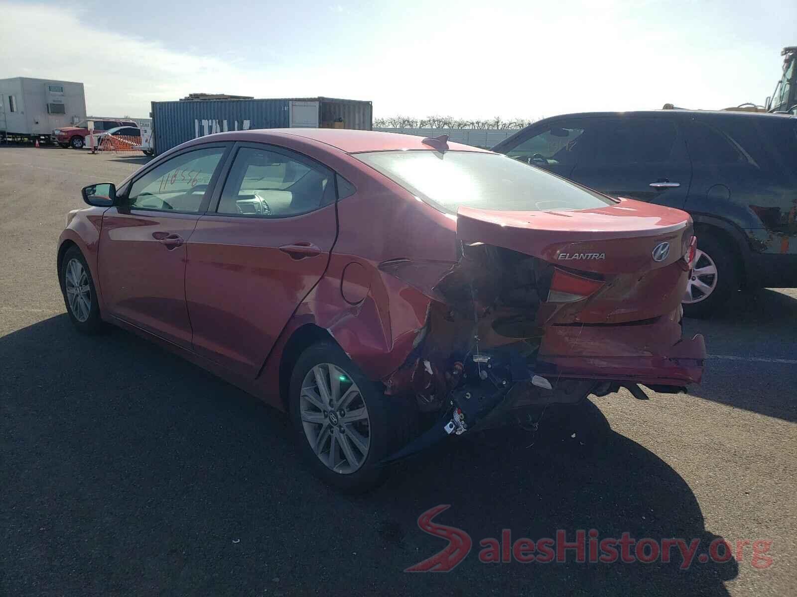 5NPDH4AE4GH688867 2016 HYUNDAI ELANTRA