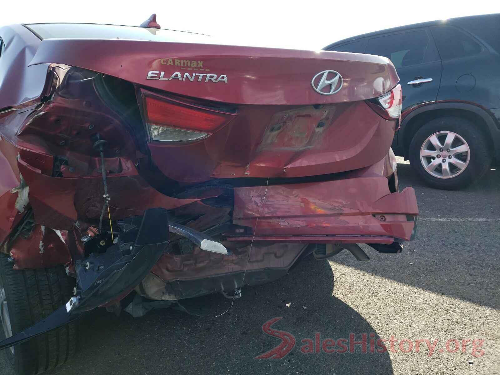 5NPDH4AE4GH688867 2016 HYUNDAI ELANTRA