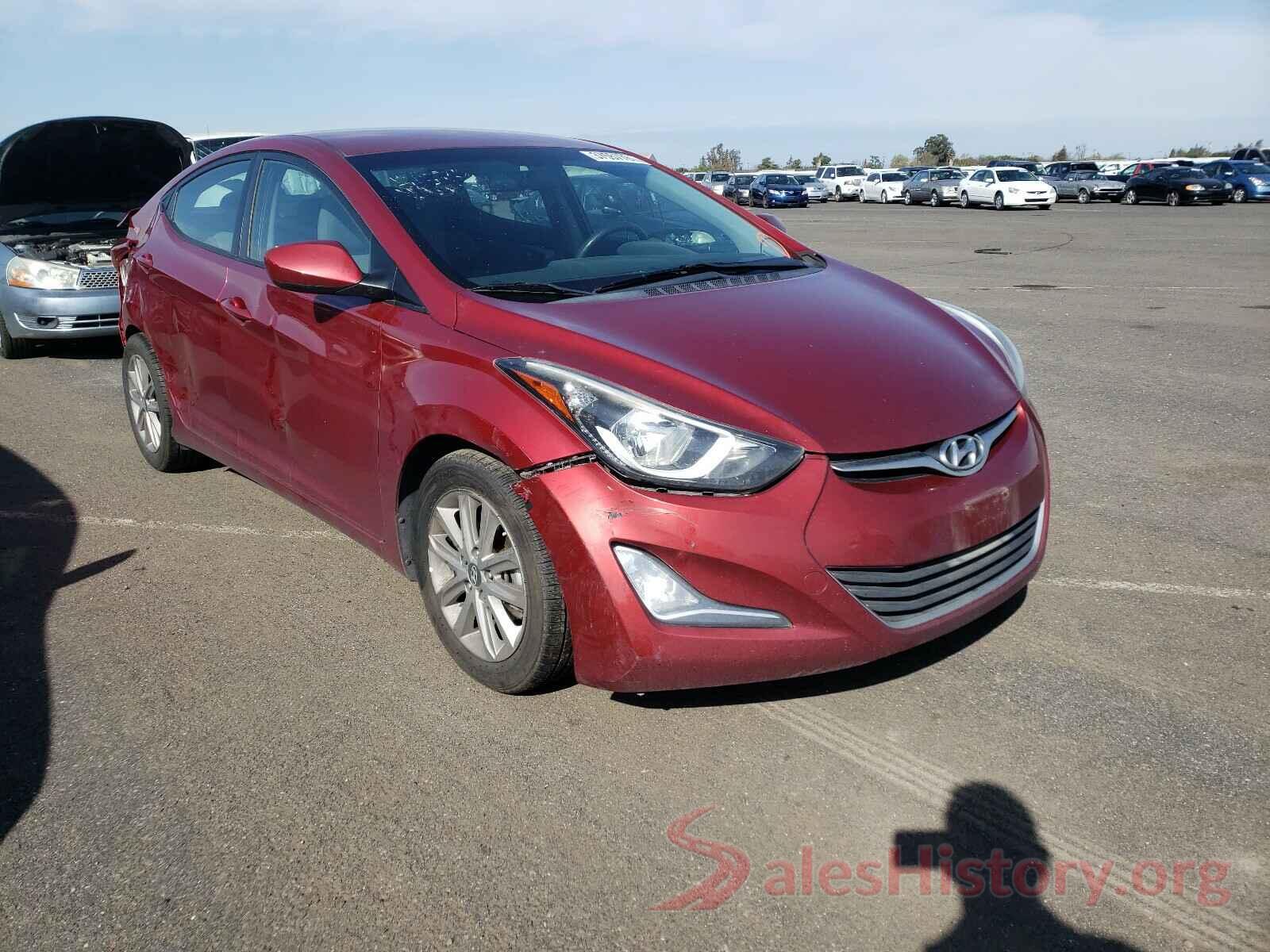 5NPDH4AE4GH688867 2016 HYUNDAI ELANTRA