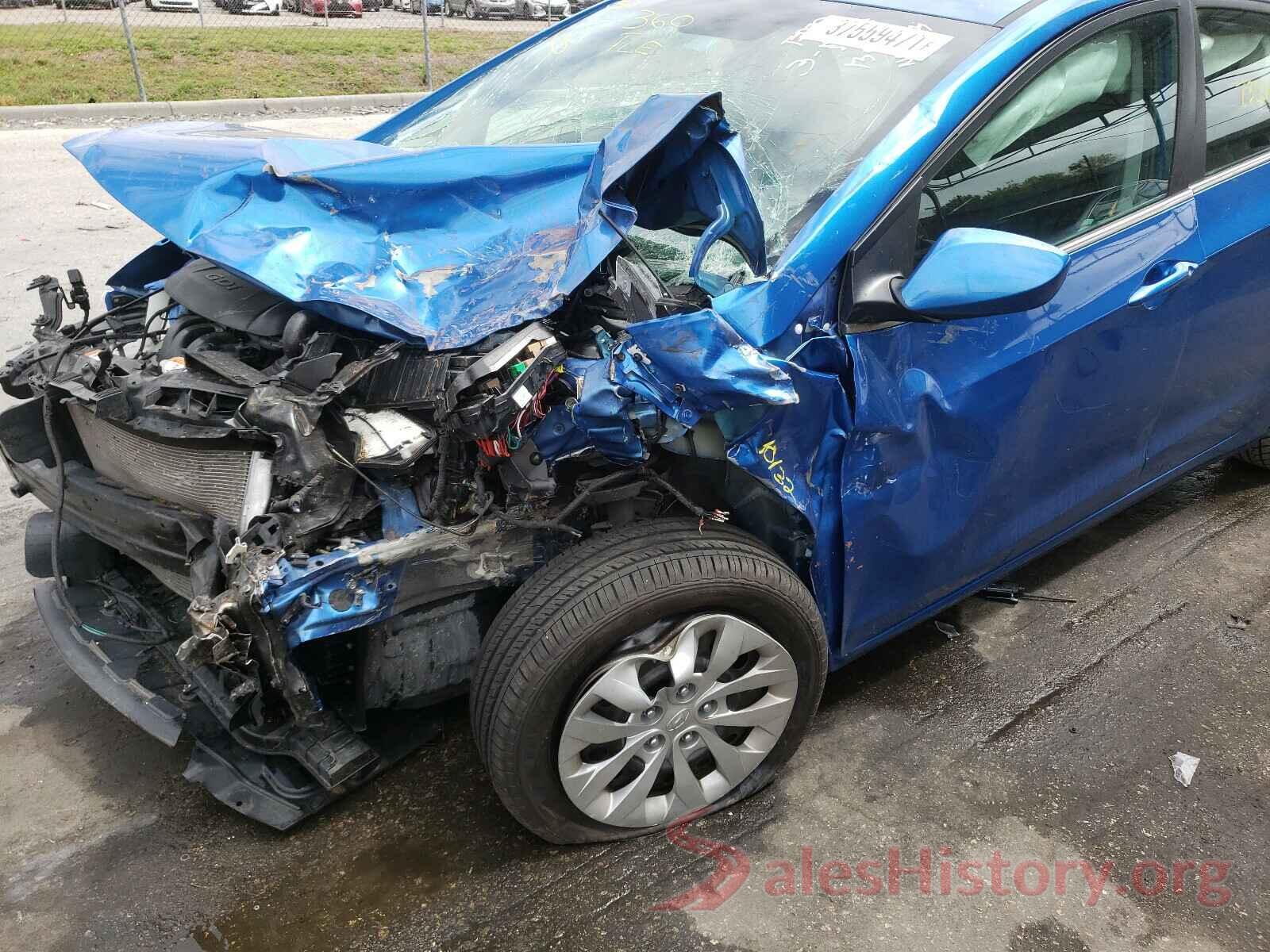 KMHD35LHXHU375661 2017 HYUNDAI ELANTRA