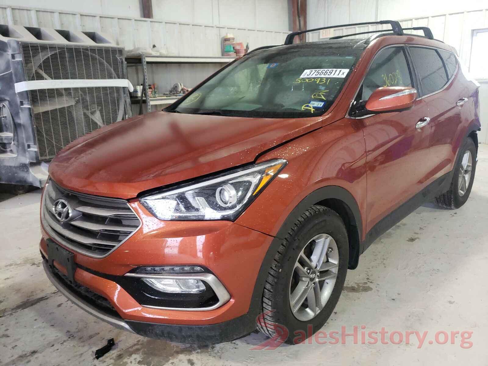 5XYZU3LB6JG500931 2018 HYUNDAI SANTA FE