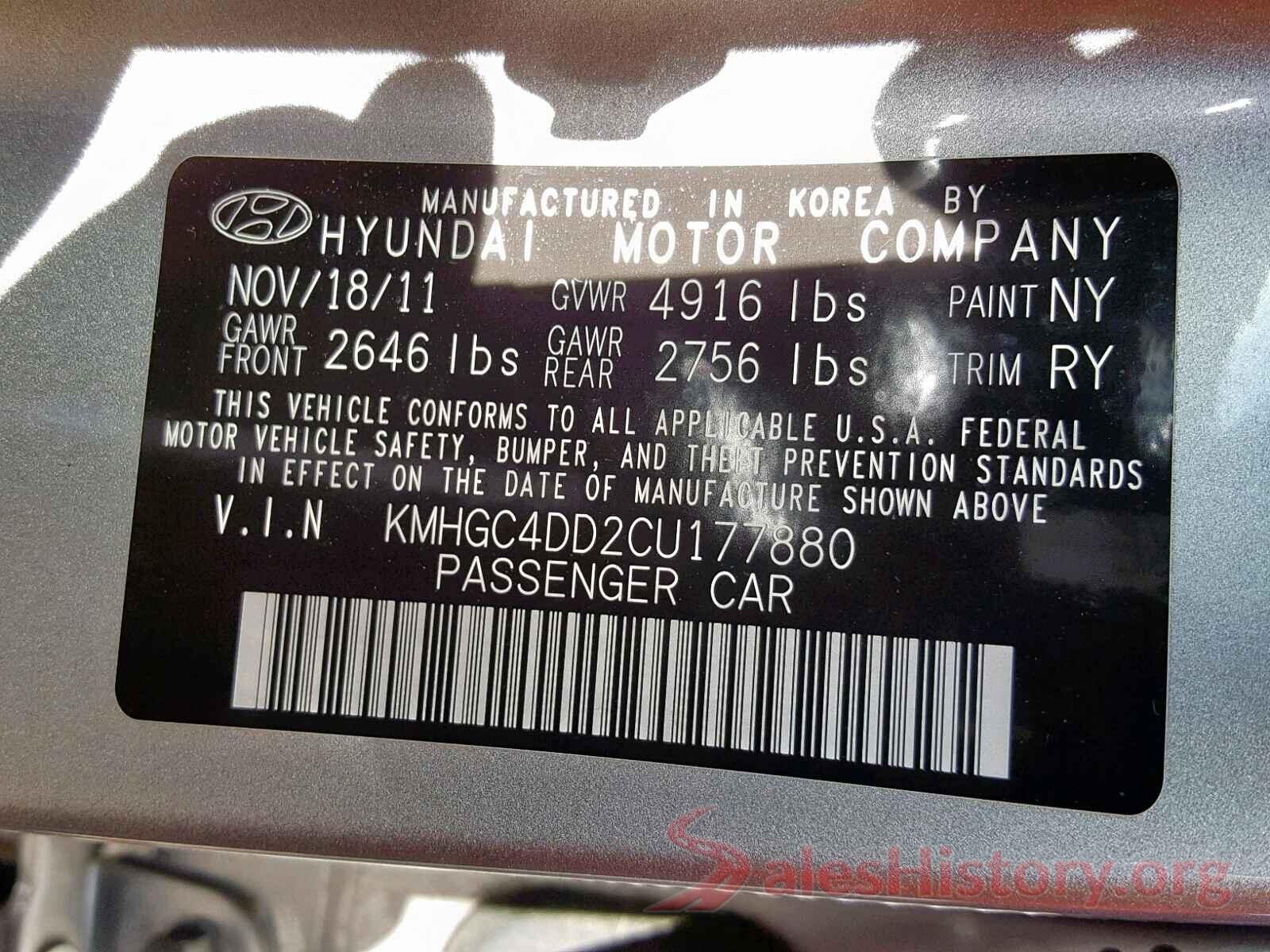 KMHGC4DD2CU177880 2012 HYUNDAI GENESIS