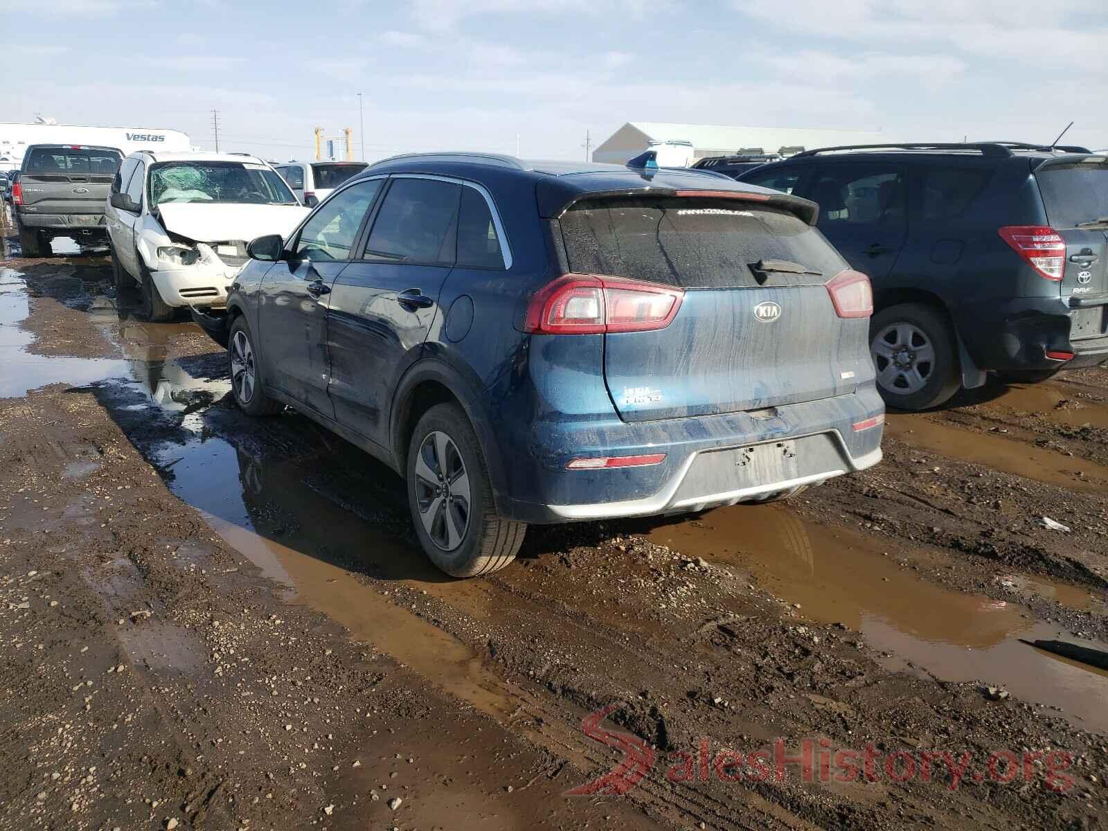 KNDCB3LCXJ5158607 2018 KIA NIRO