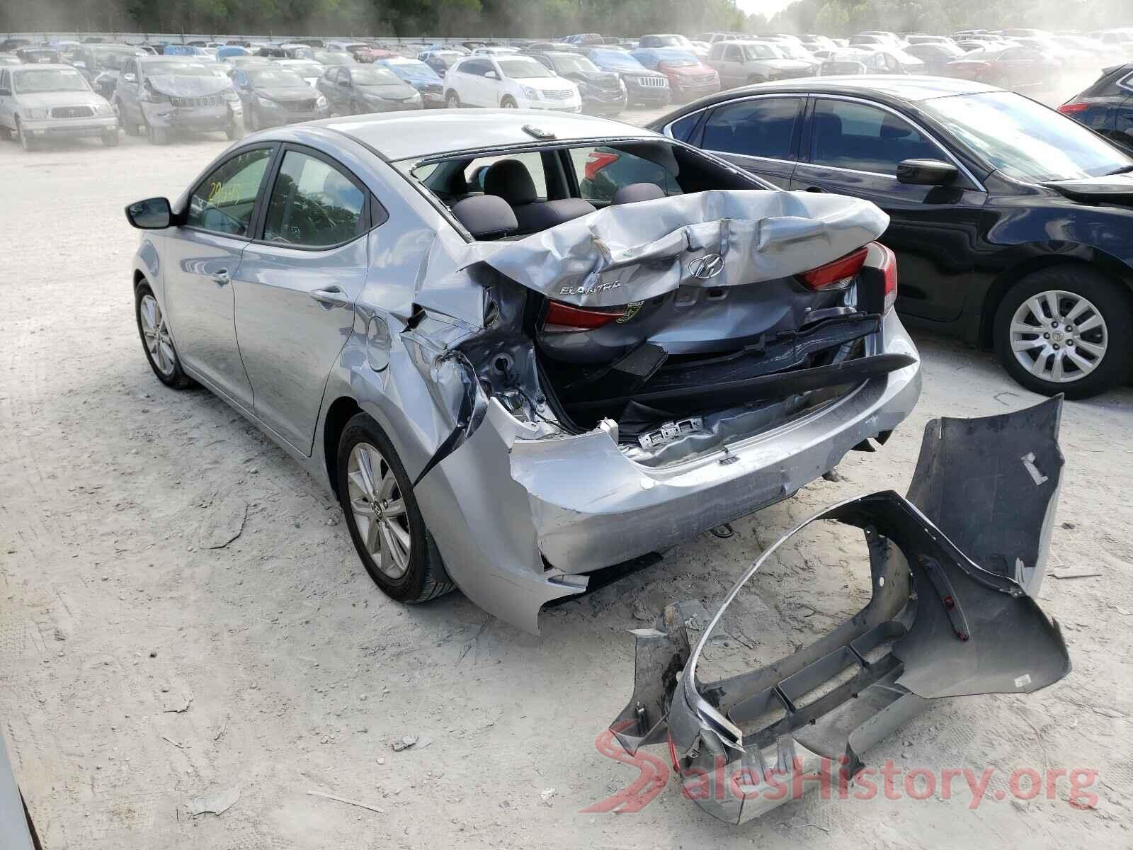 5NPDH4AE7GH783522 2016 HYUNDAI ELANTRA