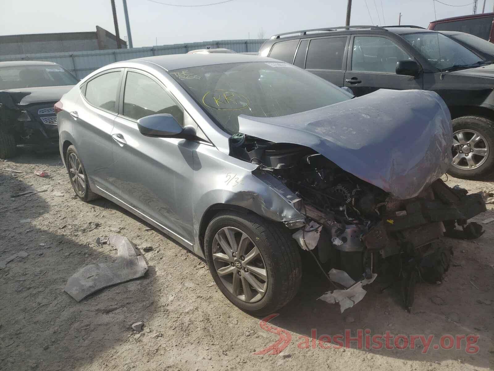 5NPDH4AE2GH656922 2016 HYUNDAI ELANTRA