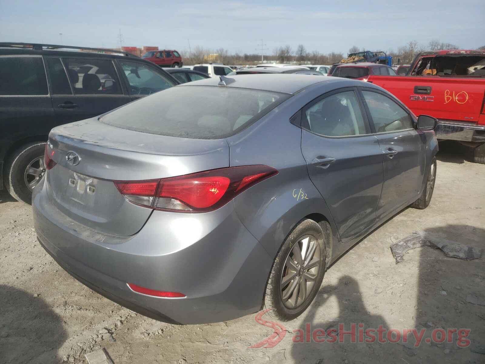 5NPDH4AE2GH656922 2016 HYUNDAI ELANTRA