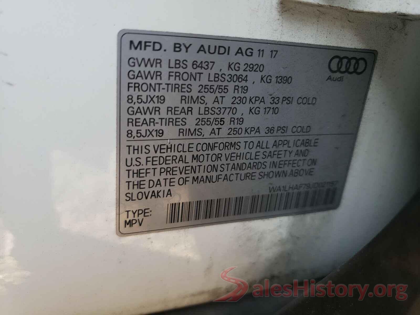 WA1LHAF79JD021157 2018 AUDI Q7