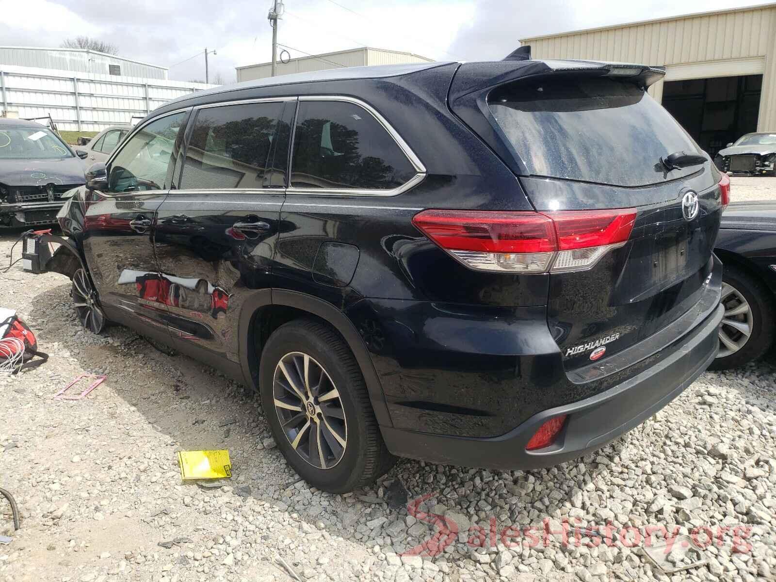 5TDKZRFH0KS568815 2019 TOYOTA HIGHLANDER