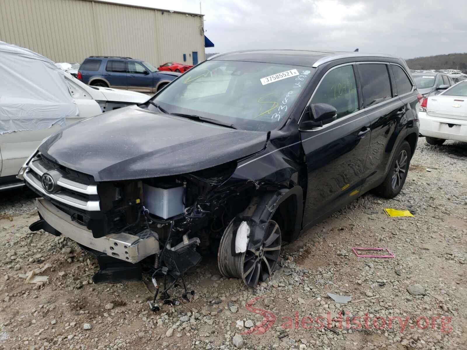 5TDKZRFH0KS568815 2019 TOYOTA HIGHLANDER