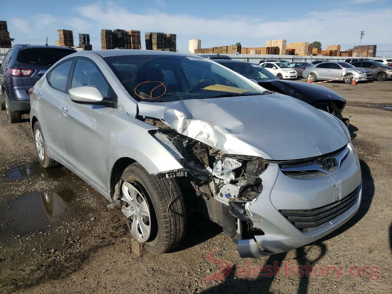 5NPDH4AE1GH707942 2016 HYUNDAI ELANTRA