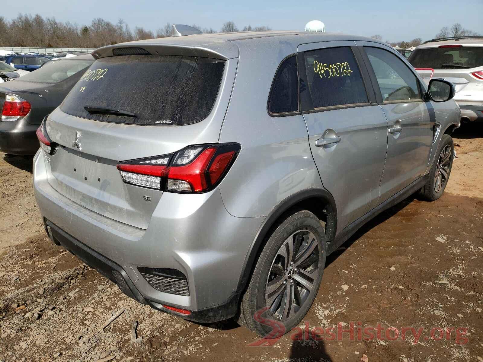 JA4AR3AU8LU020162 2020 MITSUBISHI OUTLANDER