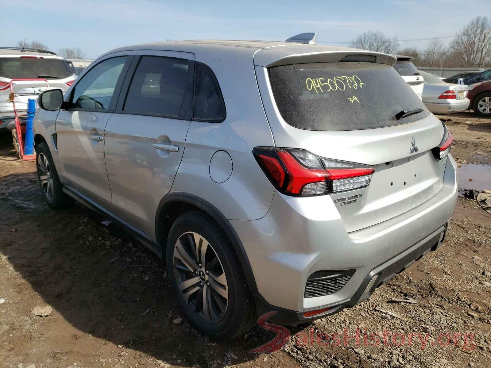 JA4AR3AU8LU020162 2020 MITSUBISHI OUTLANDER