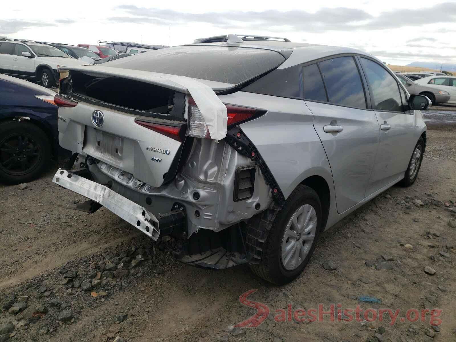 JTDKARFU8K3088785 2019 TOYOTA PRIUS