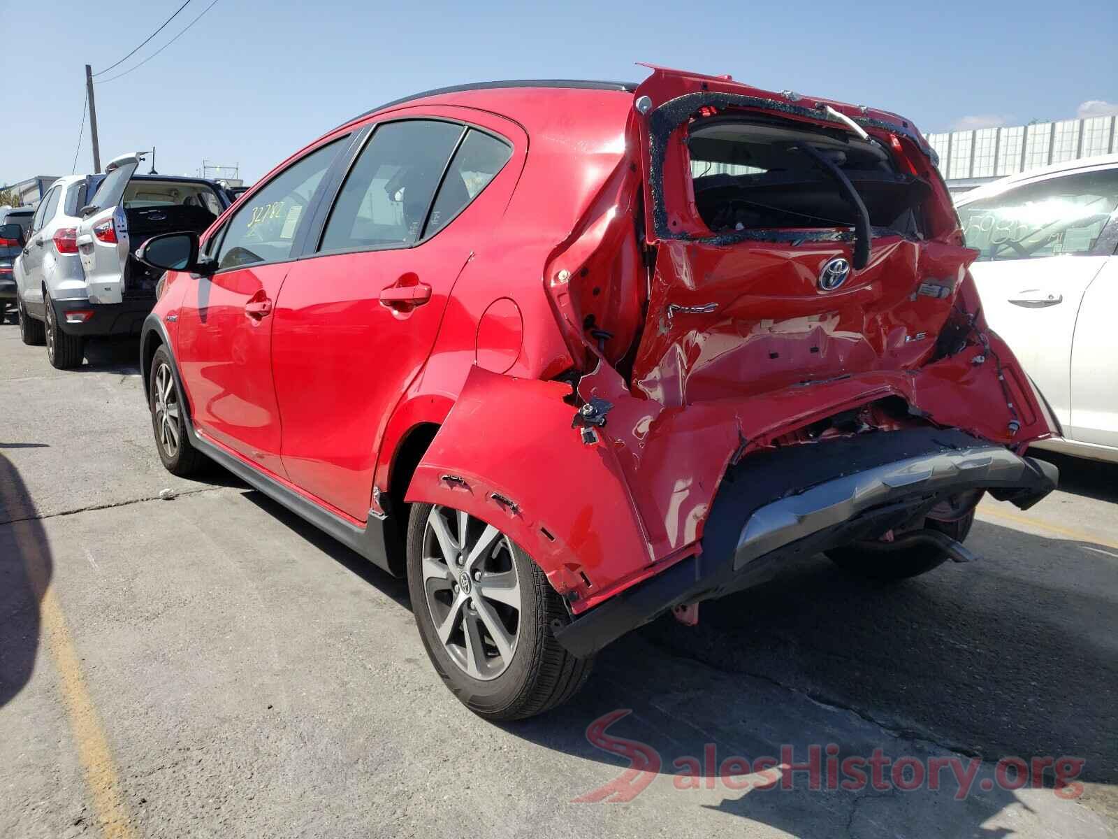 JTDKDTB30K1624707 2019 TOYOTA PRIUS