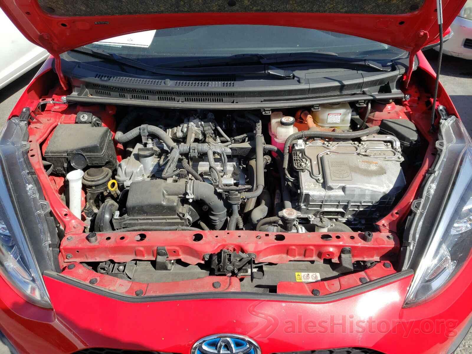 JTDKDTB30K1624707 2019 TOYOTA PRIUS