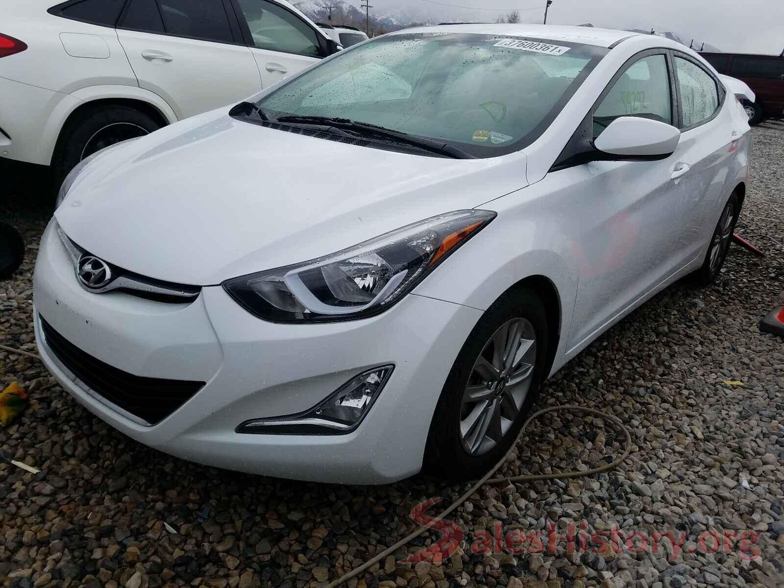 5NPDH4AE3GH667783 2016 HYUNDAI ELANTRA