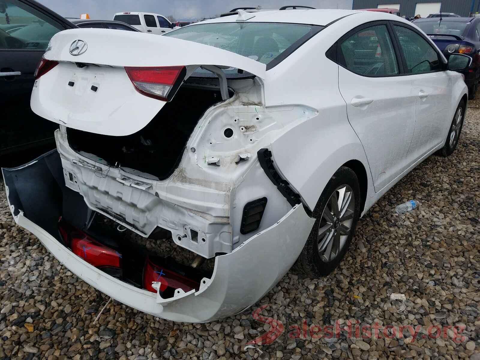 5NPDH4AE3GH667783 2016 HYUNDAI ELANTRA