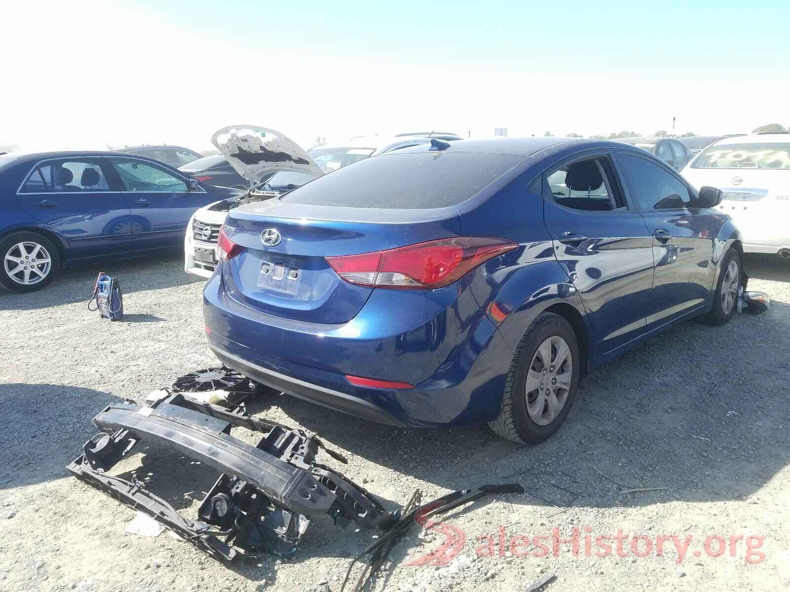 5NPDH4AEXGH724481 2016 HYUNDAI ELANTRA