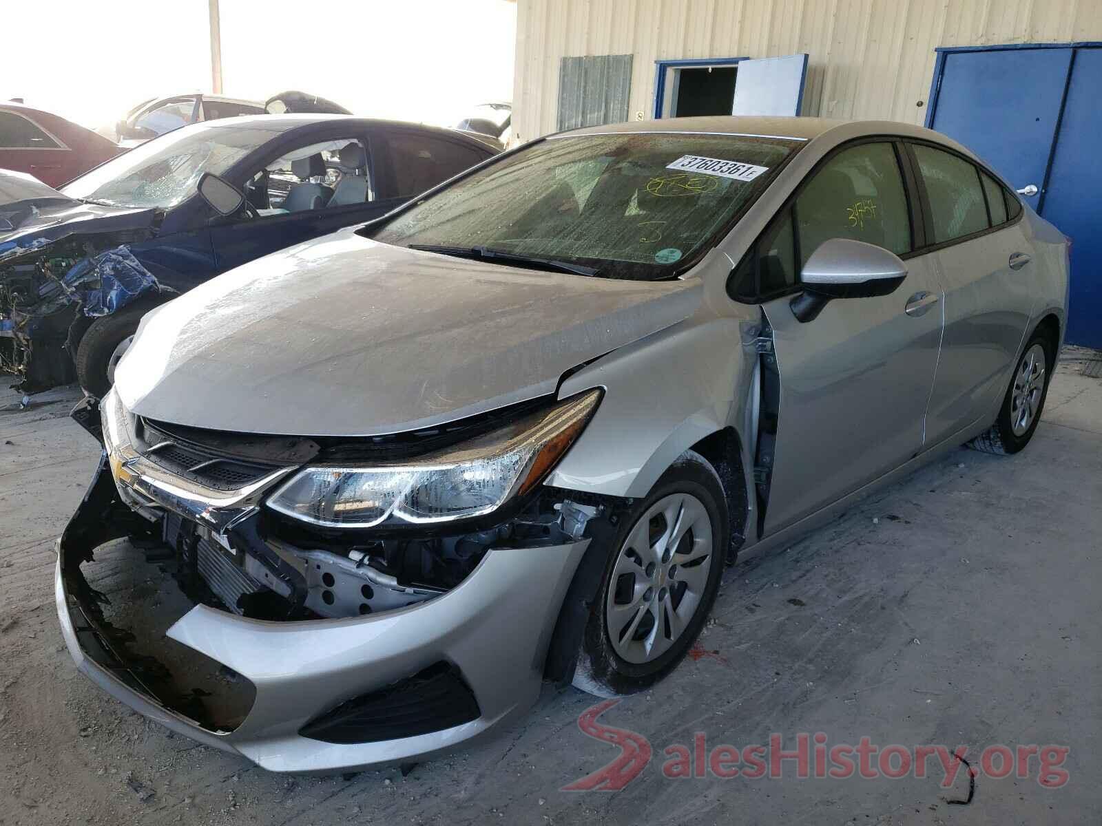 1G1BJ5SM1K7101618 2019 CHEVROLET CRUZE