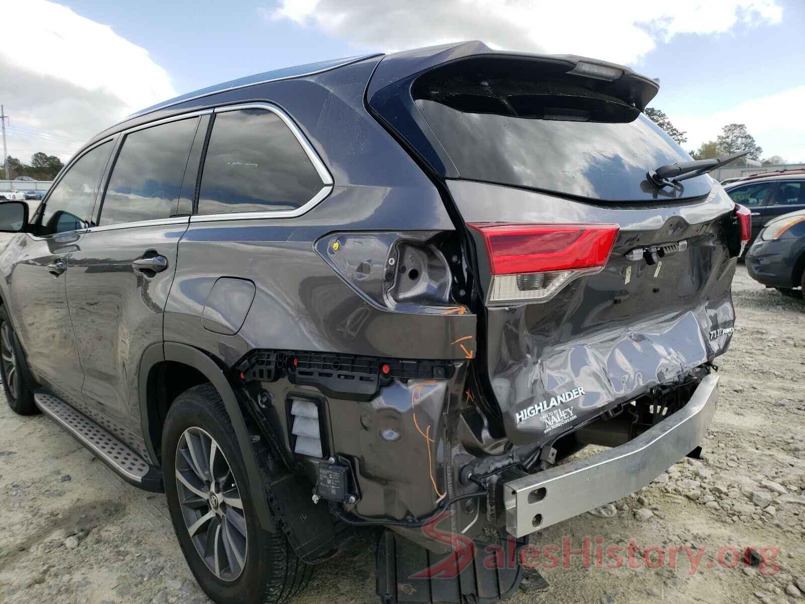 5TDJZRFHXJS544905 2018 TOYOTA HIGHLANDER