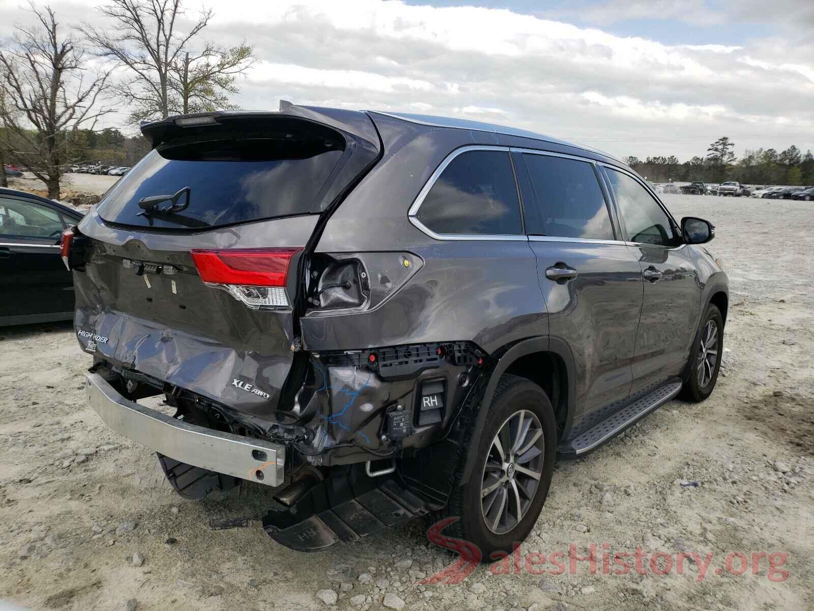 5TDJZRFHXJS544905 2018 TOYOTA HIGHLANDER