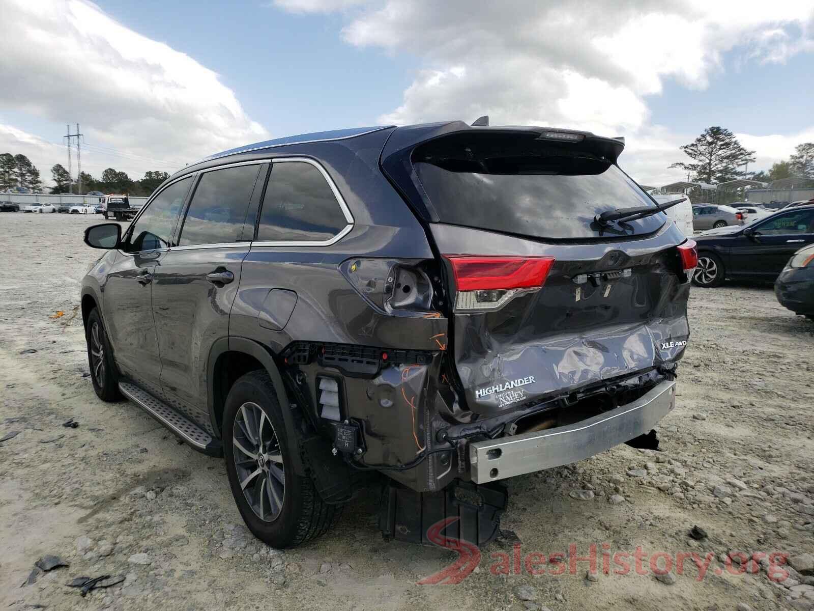 5TDJZRFHXJS544905 2018 TOYOTA HIGHLANDER