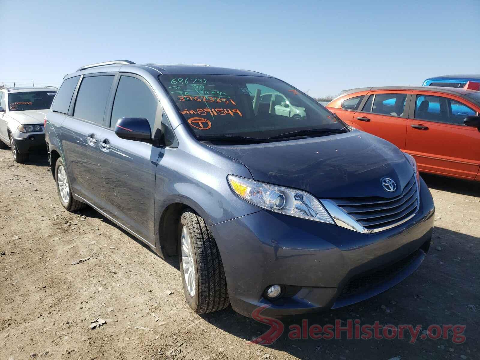 5TDYZ3DCXHS891549 2017 TOYOTA SIENNA