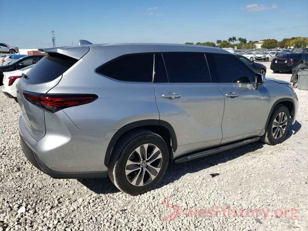 5TDGZRAH2NS104345 2022 TOYOTA HIGHLANDER