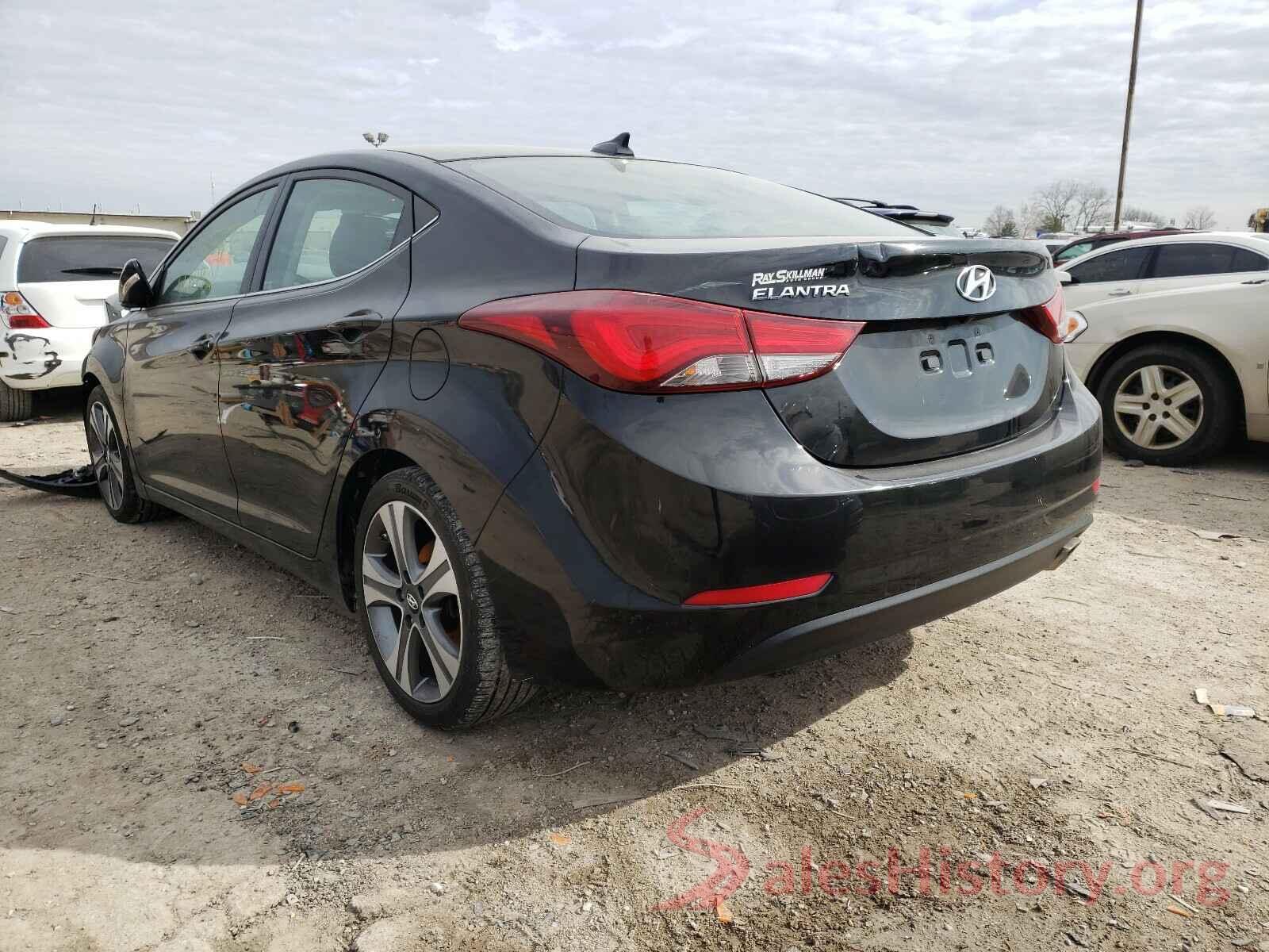 KMHDH4AH3GU652566 2016 HYUNDAI ELANTRA