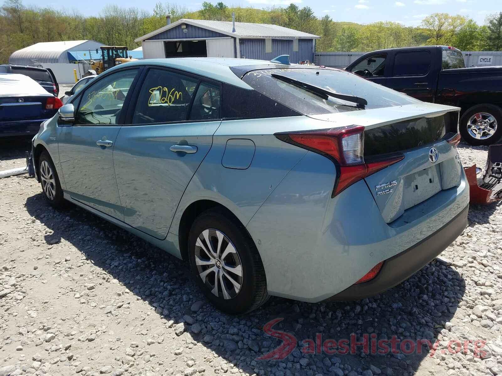 JTDL9RFU0K3011017 2019 TOYOTA PRIUS