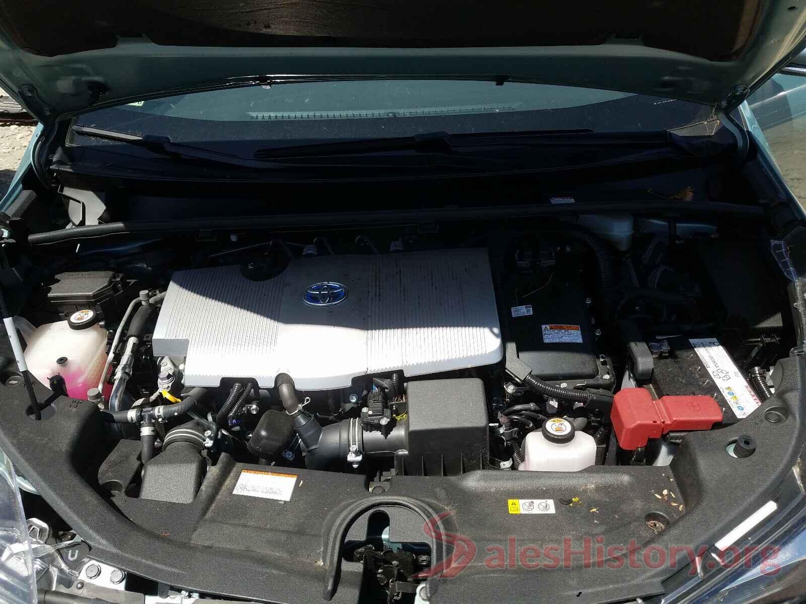 JTDL9RFU0K3011017 2019 TOYOTA PRIUS