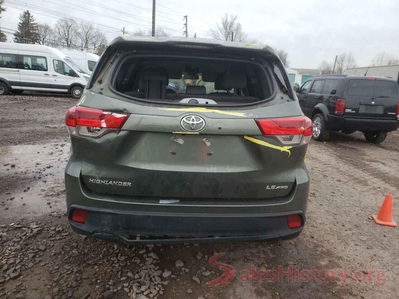 5TDBZRFH7KS971139 2019 TOYOTA HIGHLANDER